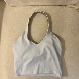 lululemon athletica White and Tan Tank Top size 6